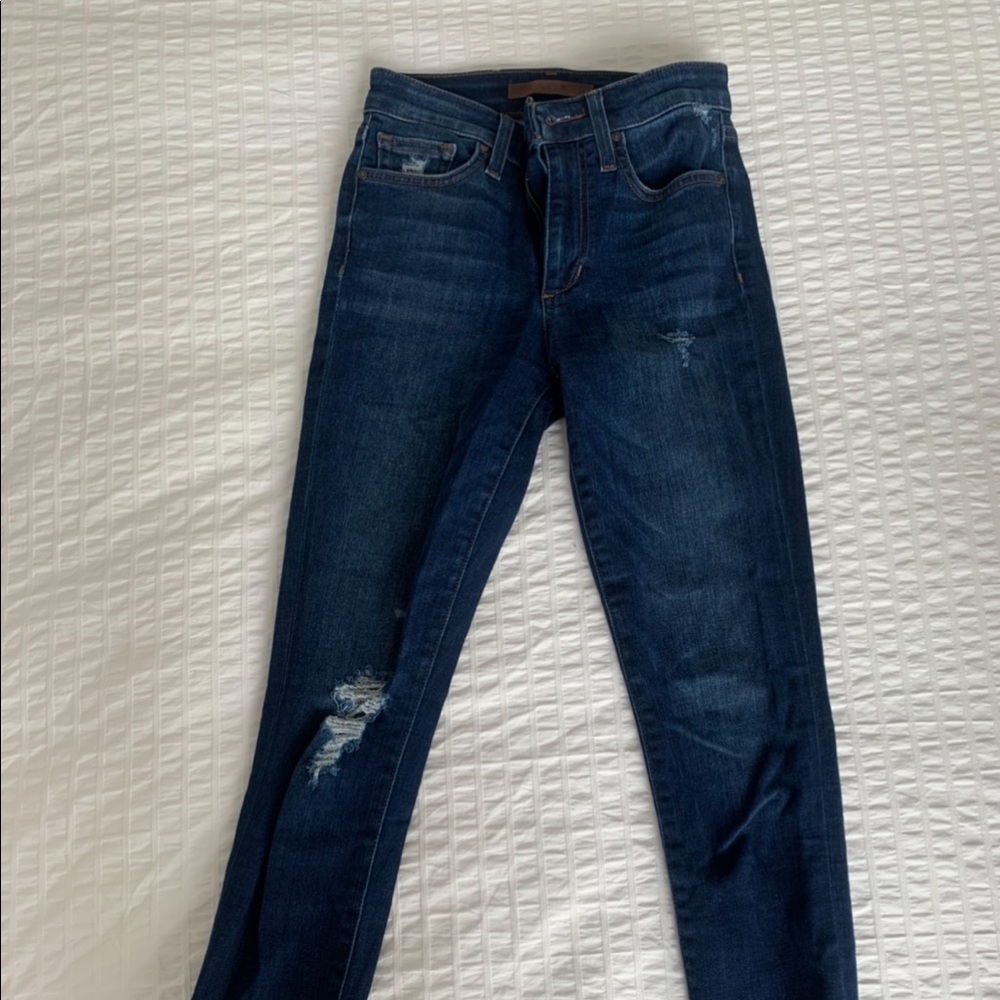 Joes jeans distressed and cuffed